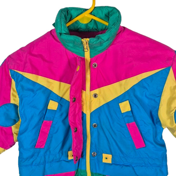 CLASSIC GEAR QUILTEX Vintage Puffy Snow Jacket Youth Size 6X - Picture 5 of 13